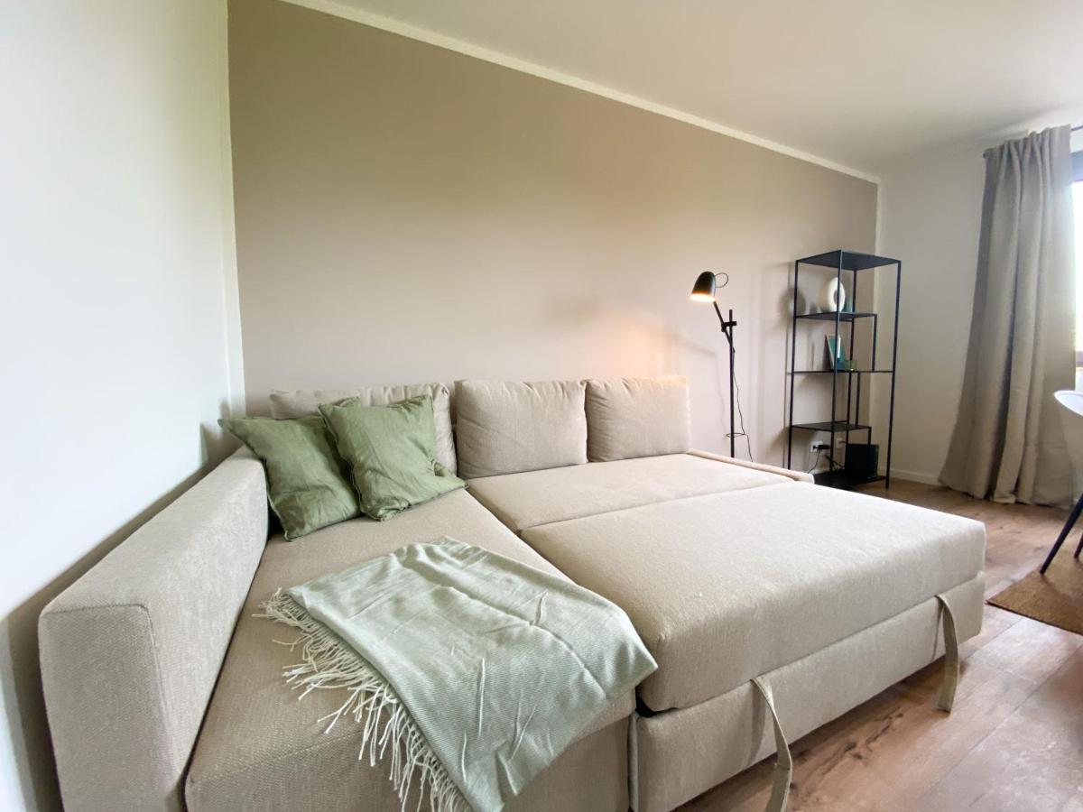 Schoene Wohnung Mit Rheinblick/Duesseldorf/Neuss/Messe Ngoại thất bức ảnh