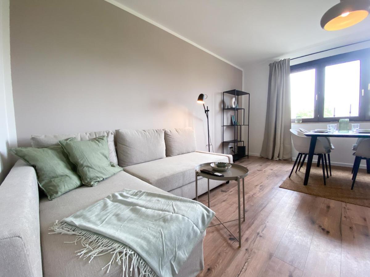 Schoene Wohnung Mit Rheinblick/Duesseldorf/Neuss/Messe Ngoại thất bức ảnh