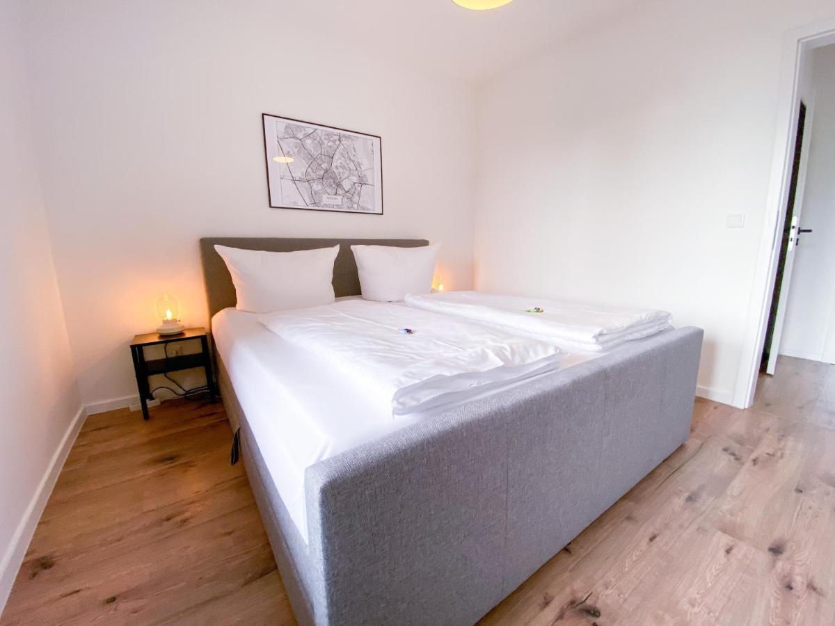 Schoene Wohnung Mit Rheinblick/Duesseldorf/Neuss/Messe Ngoại thất bức ảnh